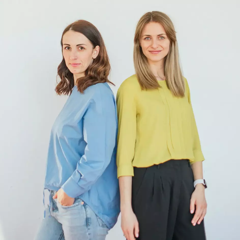 Die Gründerinnen Liudmyla Kryzhanovska und Natalia Gricovkanics
